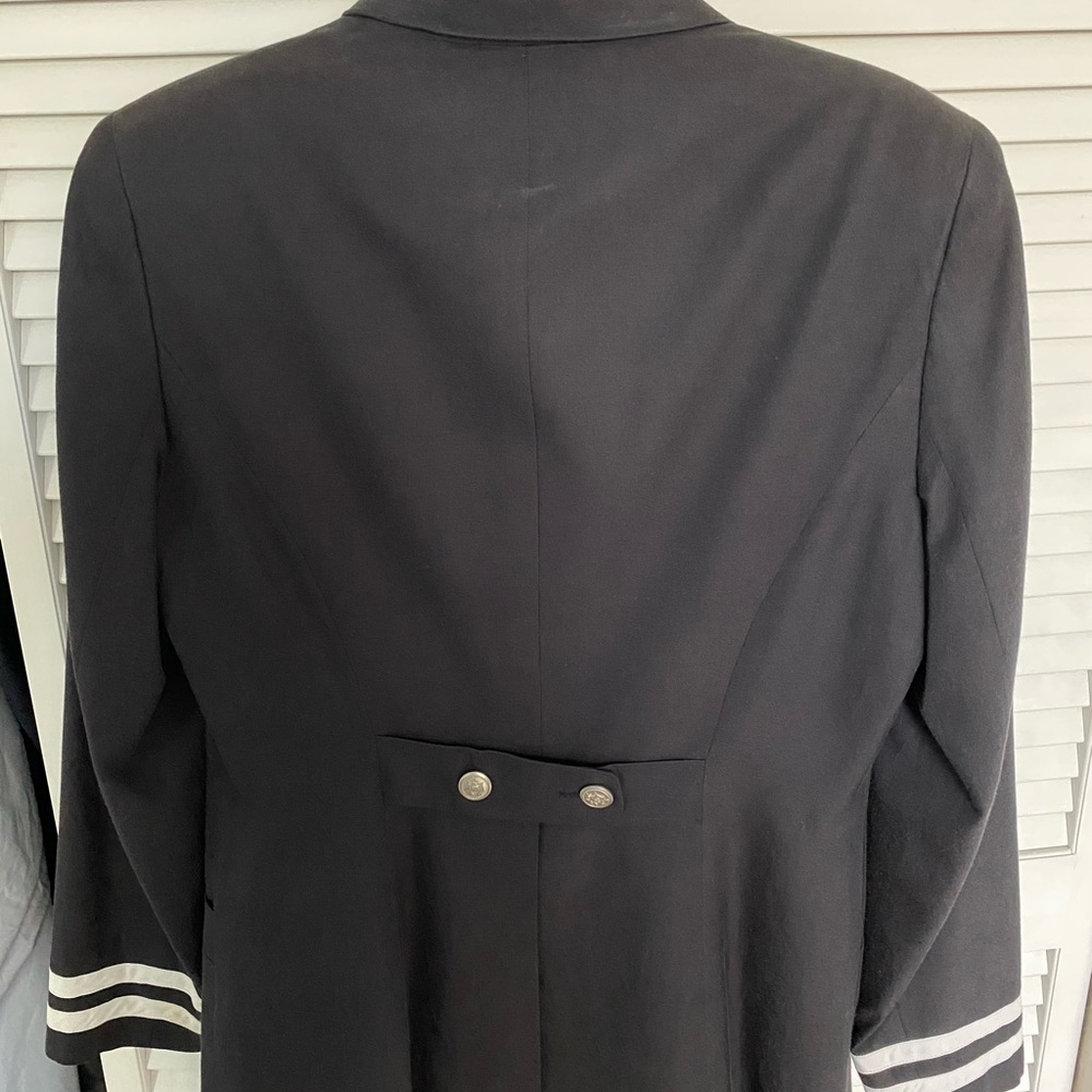 Silk Double breasted blazer.